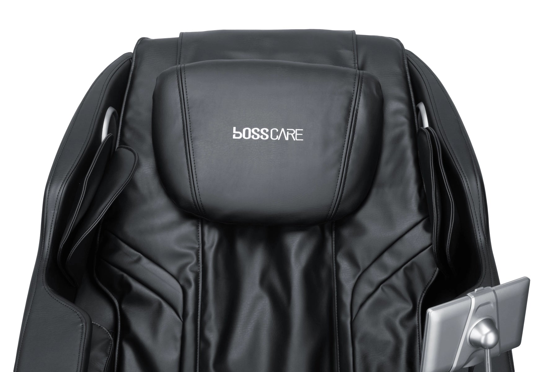 Bosscare GR8287 black backrest and head cushion detail for B2B product review