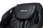 Black Bosscare GR8287 massage chair headrest and upper back cushion detail