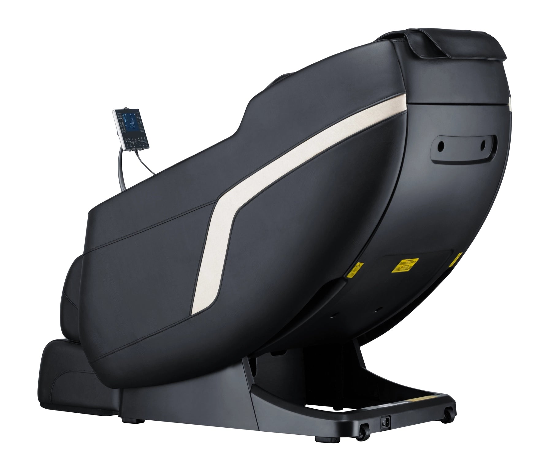 Bosscare GR8287 black side profile showing classic full-body massage chair structure