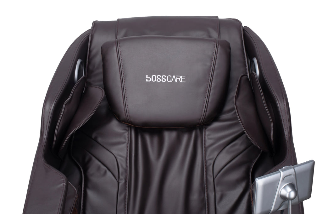 Bosscare GR8287 brown backrest and head cushion detail for product evaluation