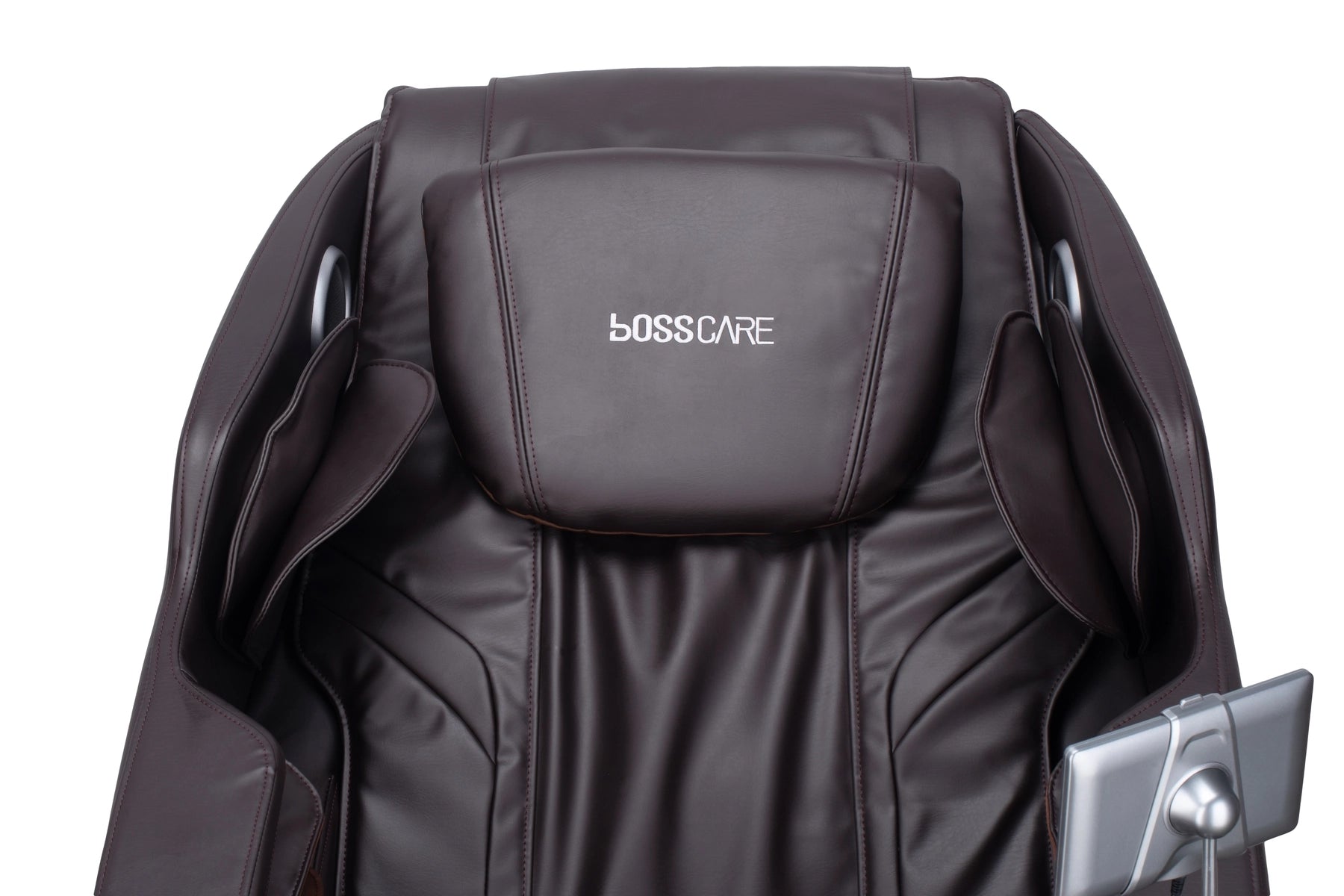 Bosscare GR8287 brown backrest and head cushion detail for product evaluation