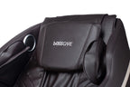 Brown Bosscare GR8287 massage chair headrest and upper back cushion detail