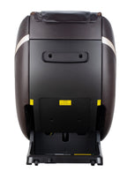 Rear view of Bosscare GR8287 brown massage chair for B2B product inspection