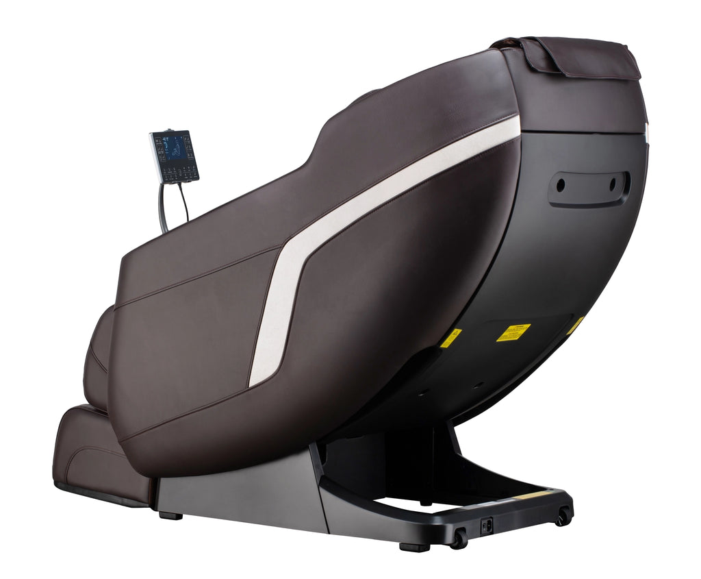 Bosscare GR8287 brown side profile showing classic full-body massage chair structure