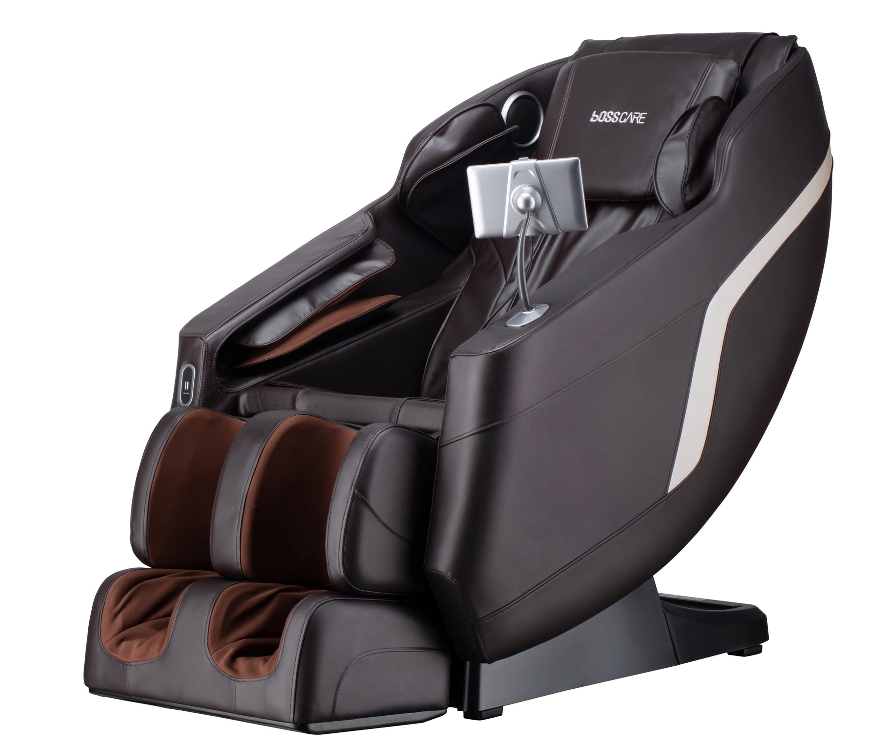 Bosscare GR8287 Classic Comfort Chair in brown with fixed-point roller massage and smart control