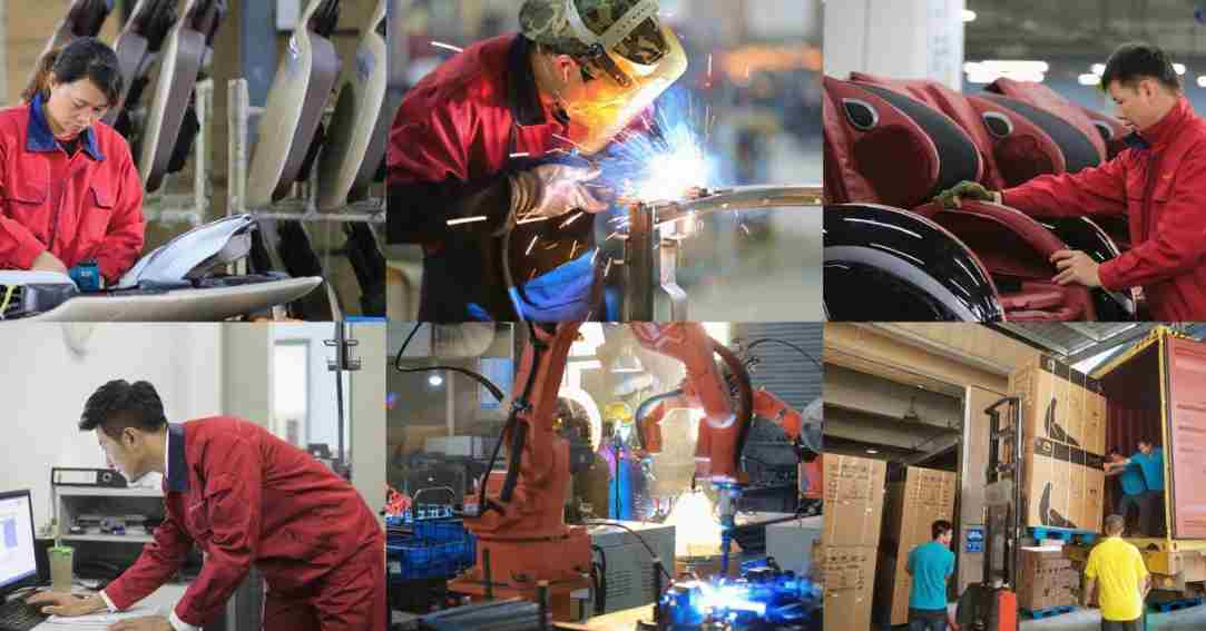 Bosscare massage chair manufacturing coordination for production planning, packaging and shipment support