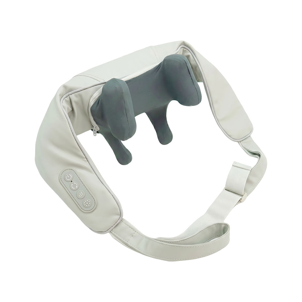 Bosscare N1 neck and shoulder massager angle view with handle straps