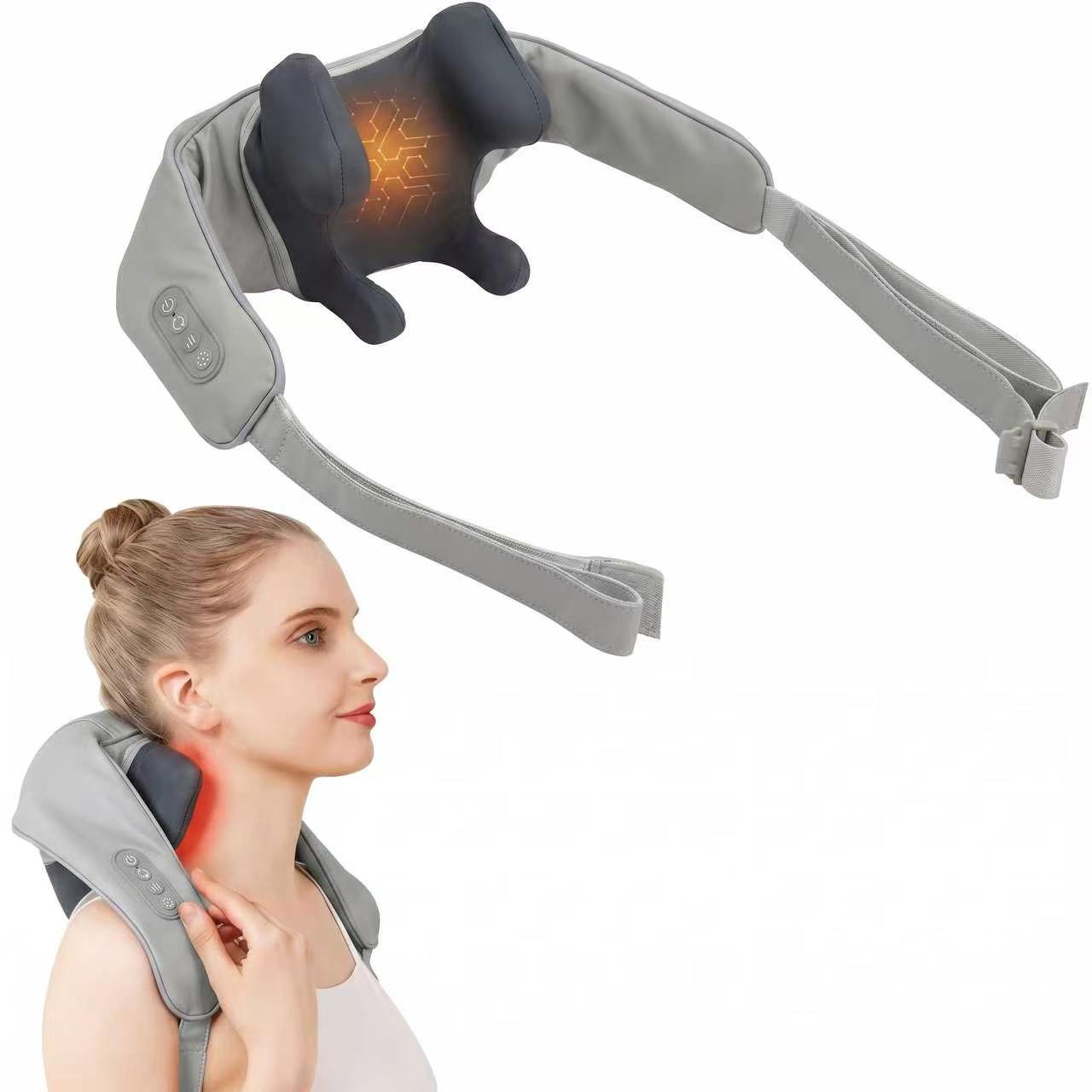 Bosscare N1 portable shoulder and neck massager in use