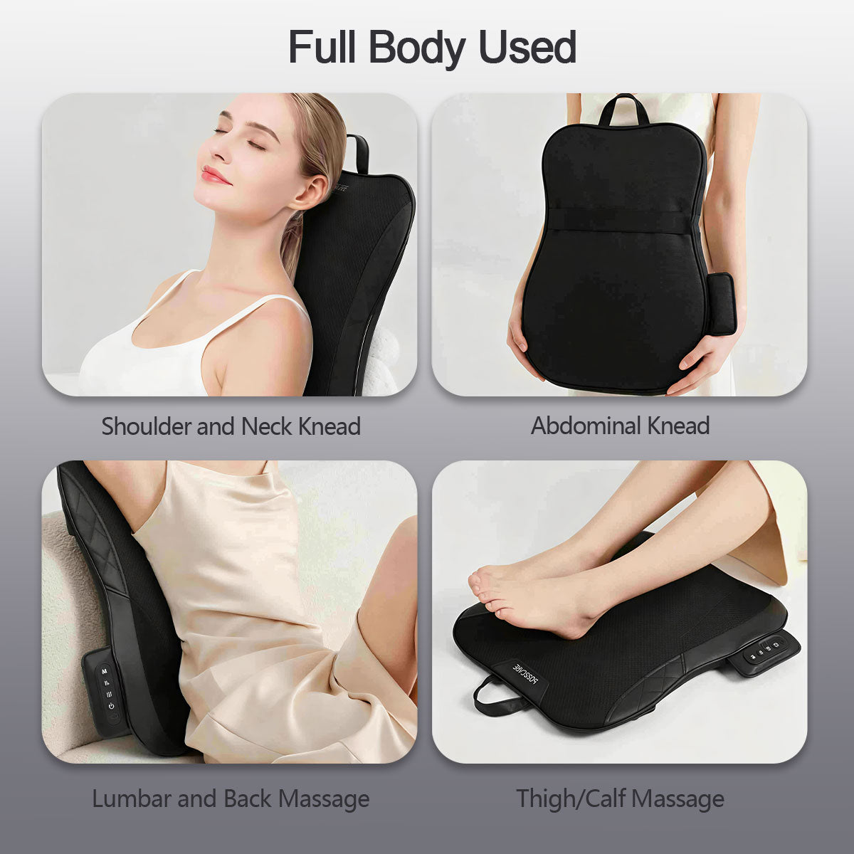 Bosscare W1 portable massage device for neck, back, waist and leg comfort