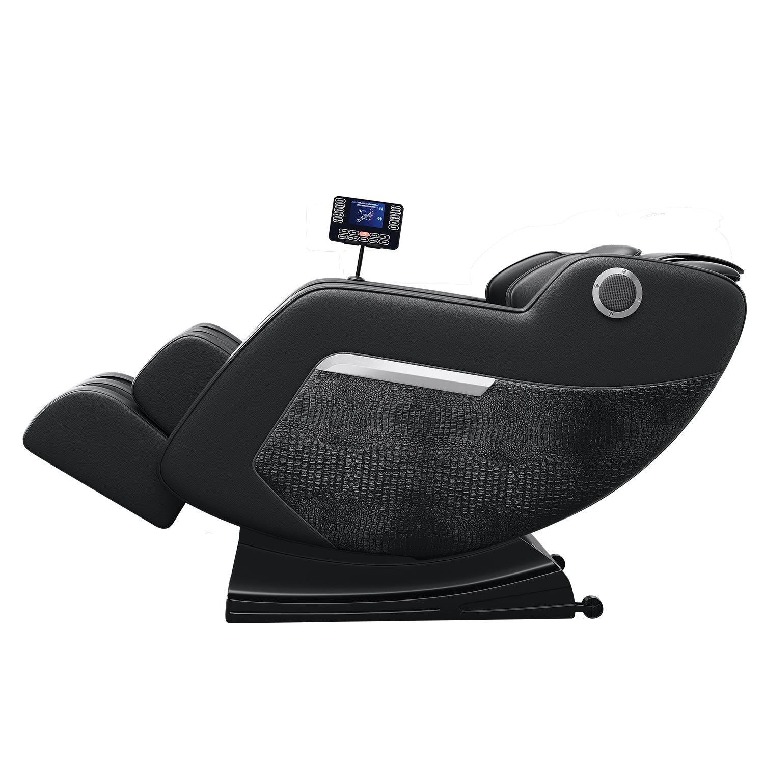 Bosscare Y68 massage chair in zero gravity recline position with extended footrest